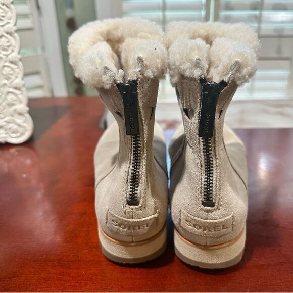Sorel Tan Harlow Botties Size 7.5 - Picture 3 of 12